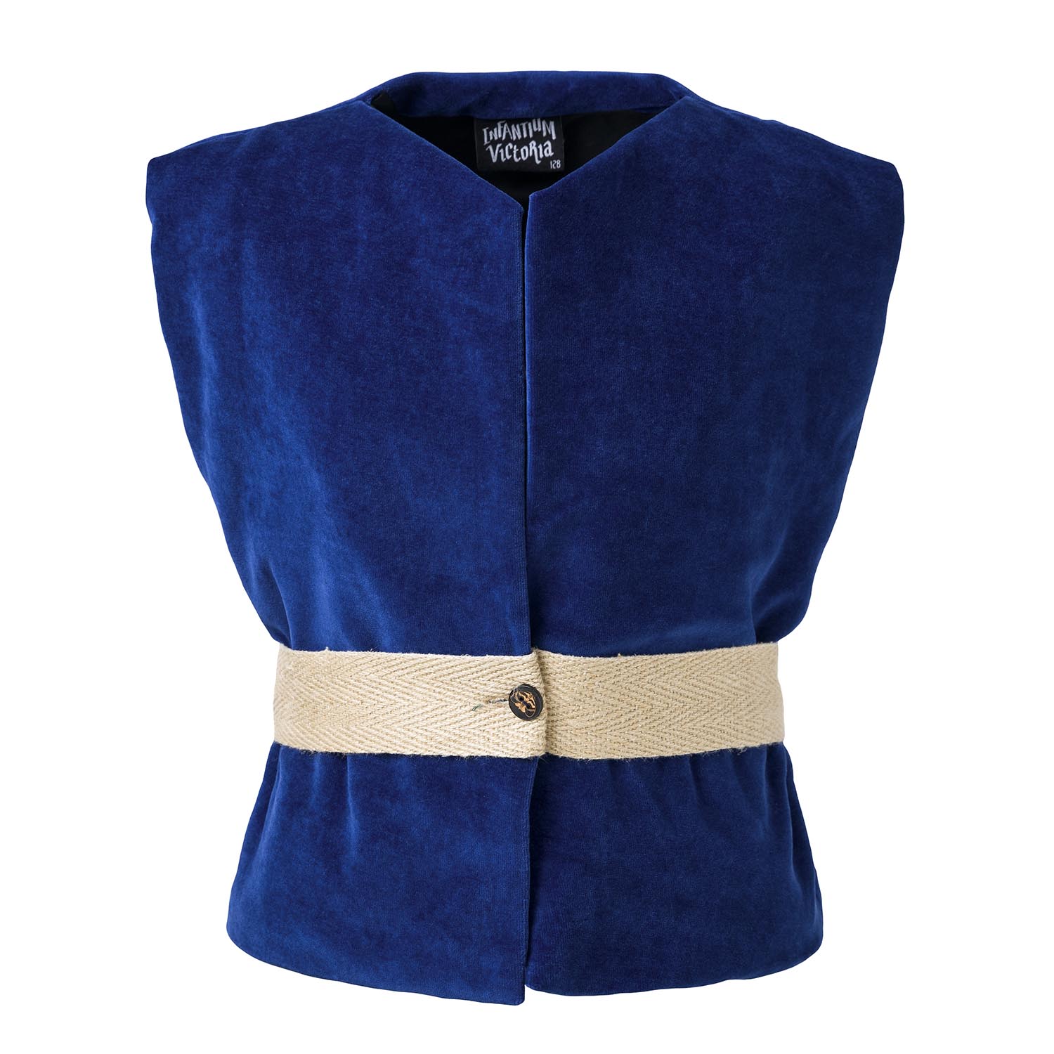 Royal Blue Velvet Vest