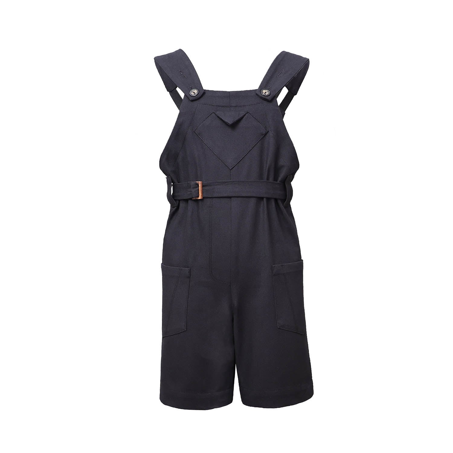 Schwarzer Overall für Kinder