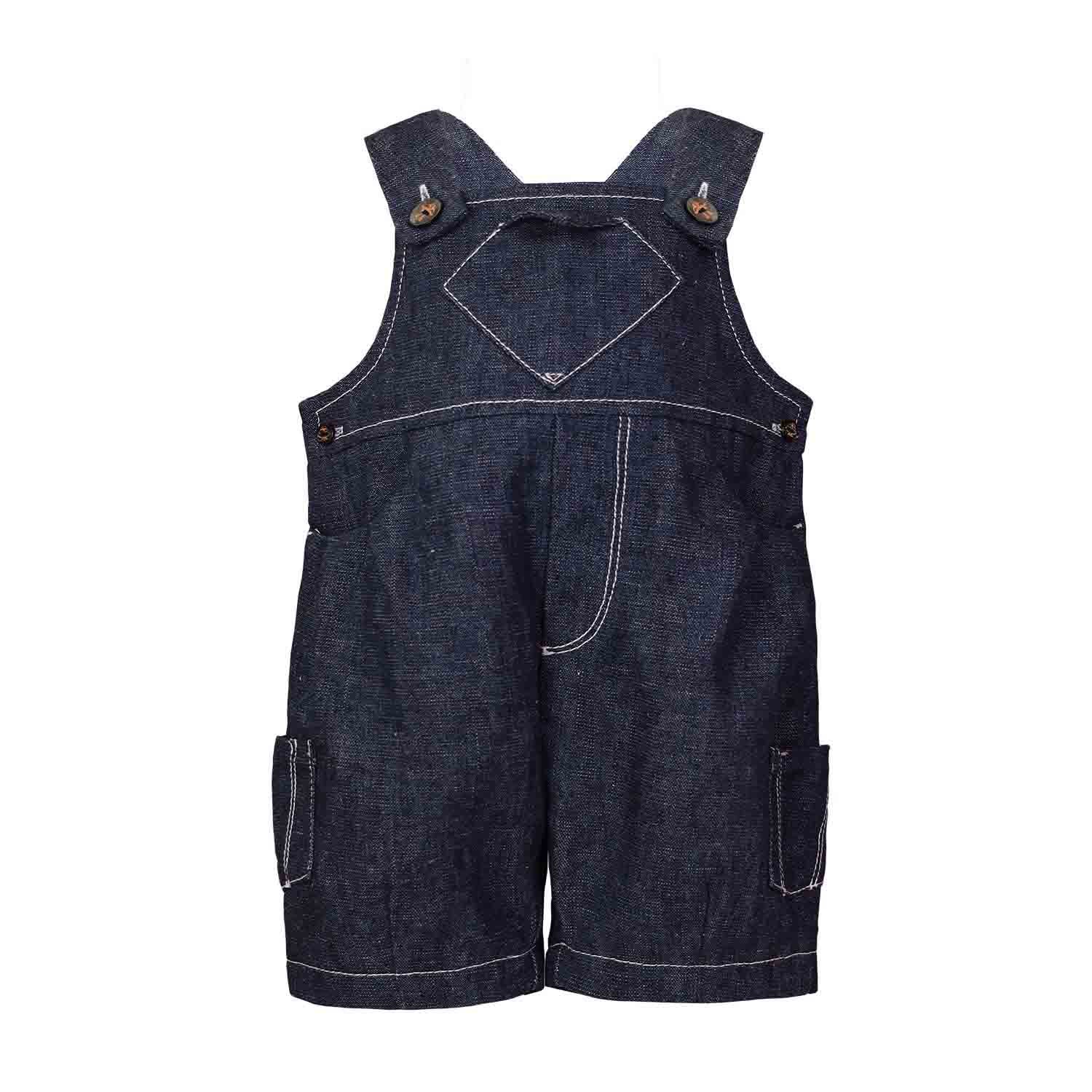 Blauw denim playsuit