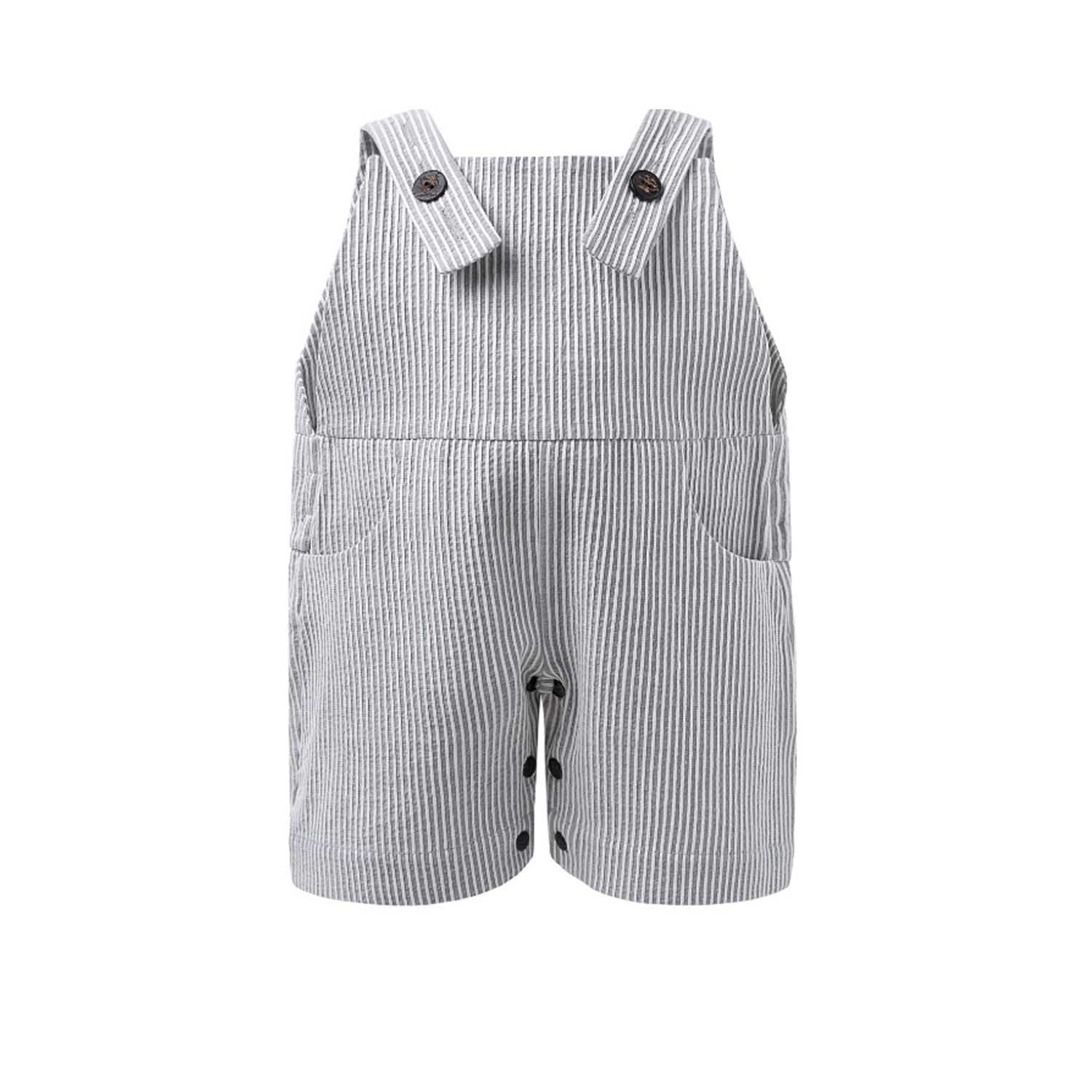 Stripe Bib Overalls