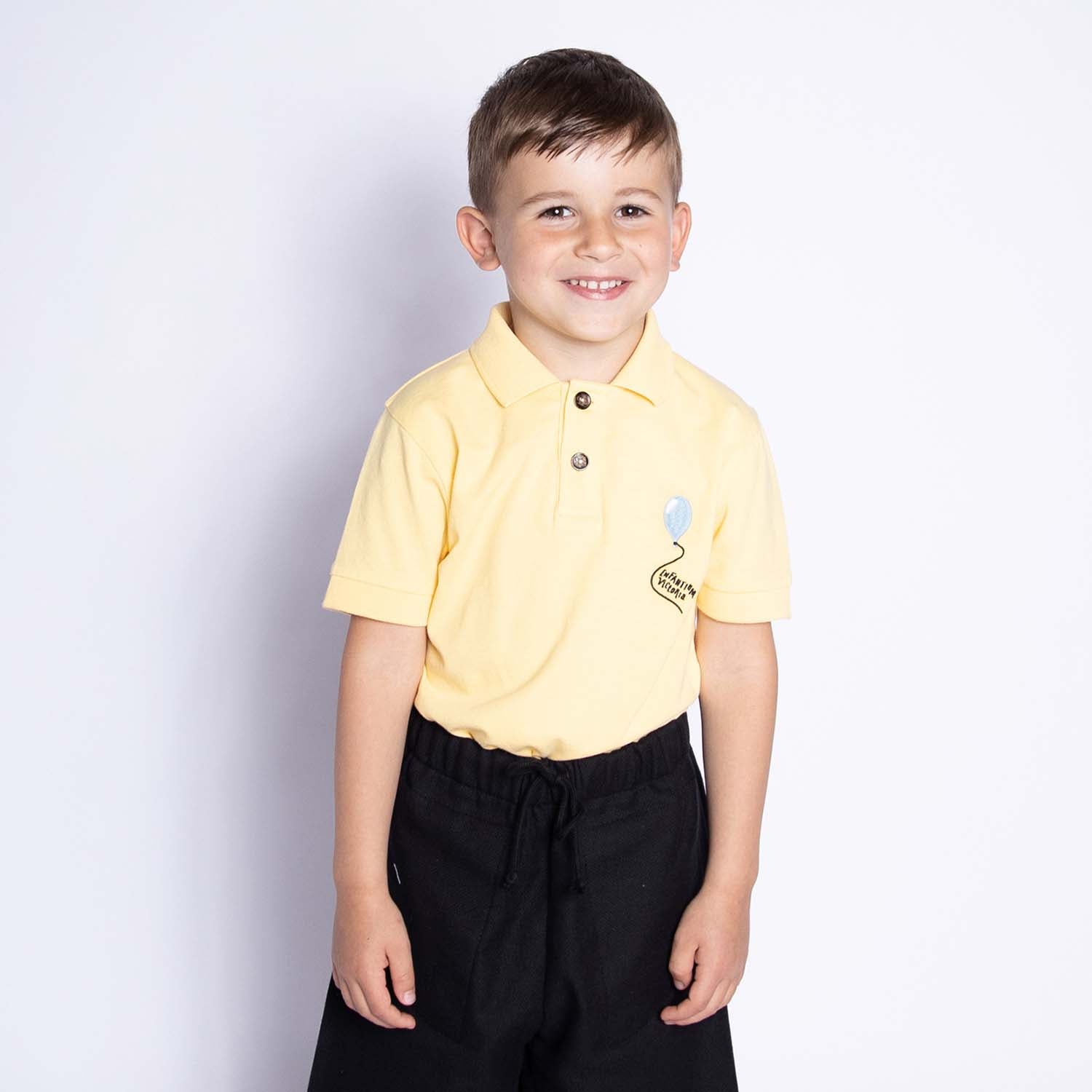 Gelbes Poloshirt für Kinder