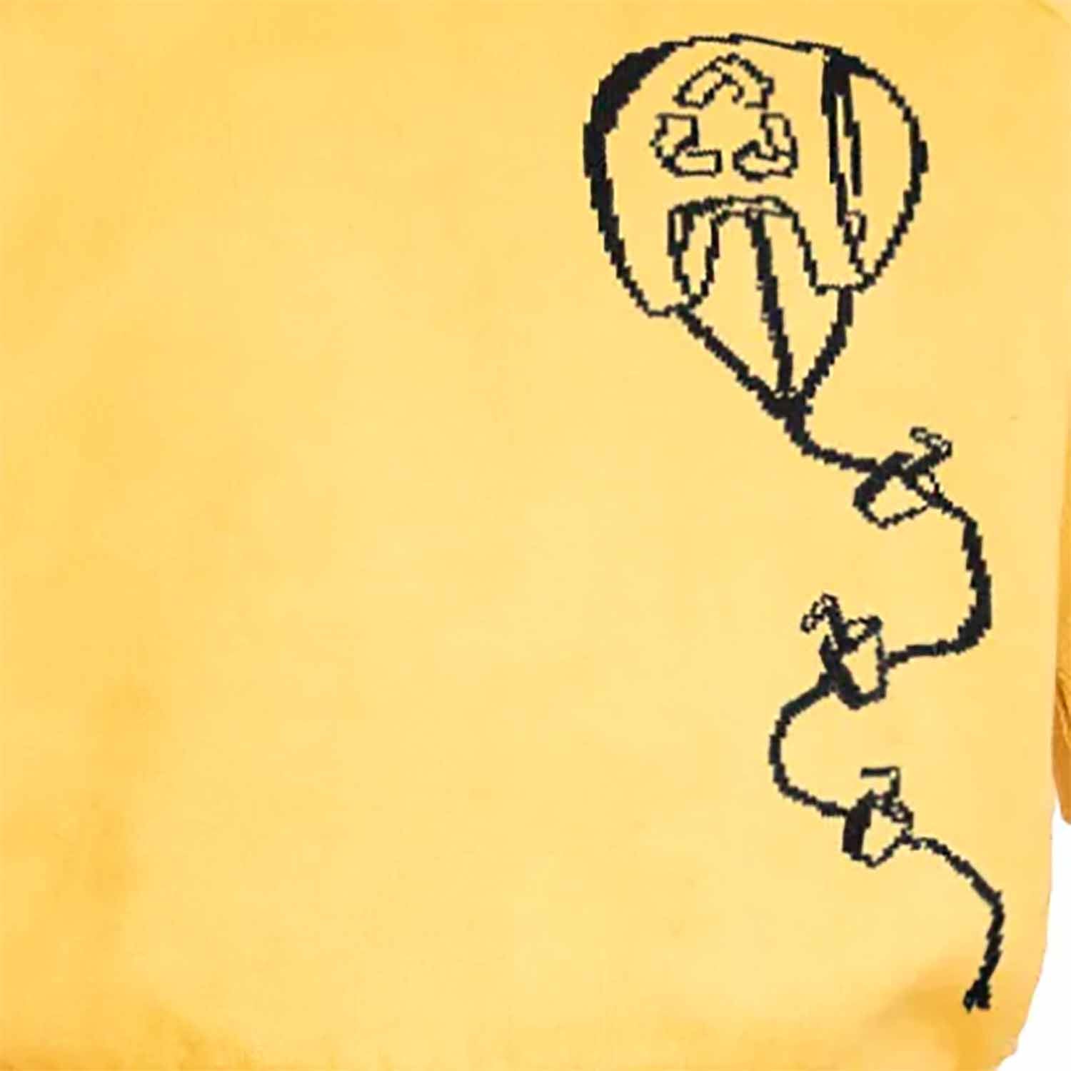 Yellow Knit Top with Kite for Kids