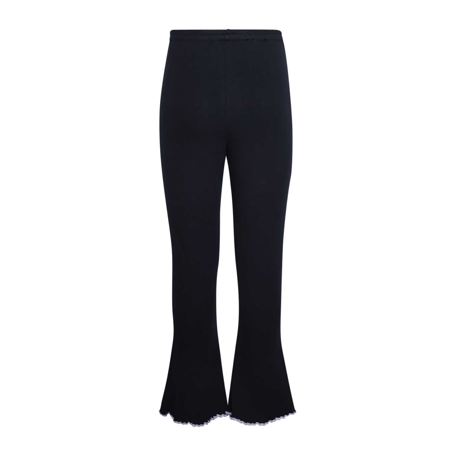 Schwarze Schlagleggings