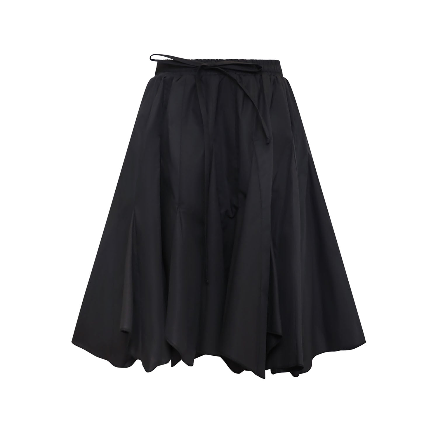 Zero Waste Black Flare Skirt