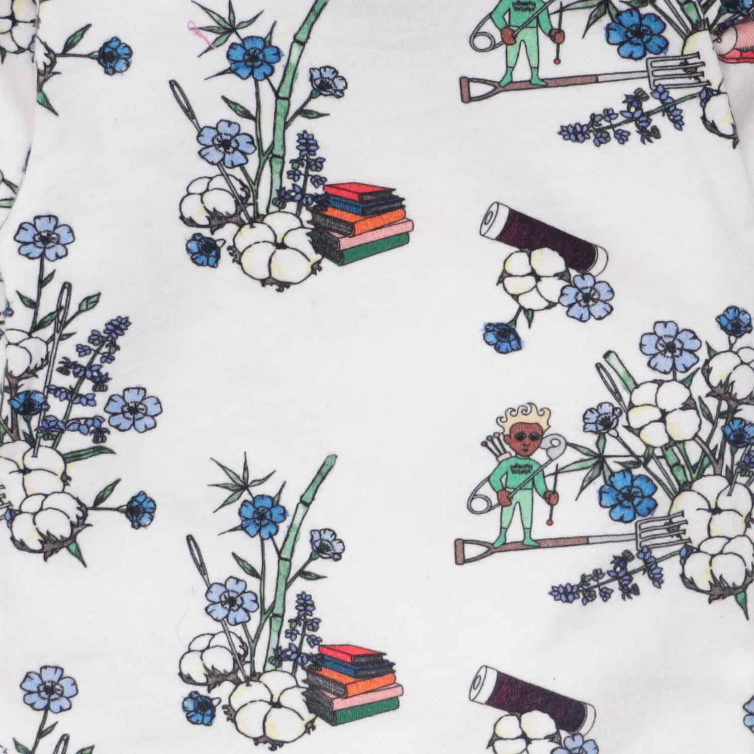 Bloemen Witte Baby Onesie