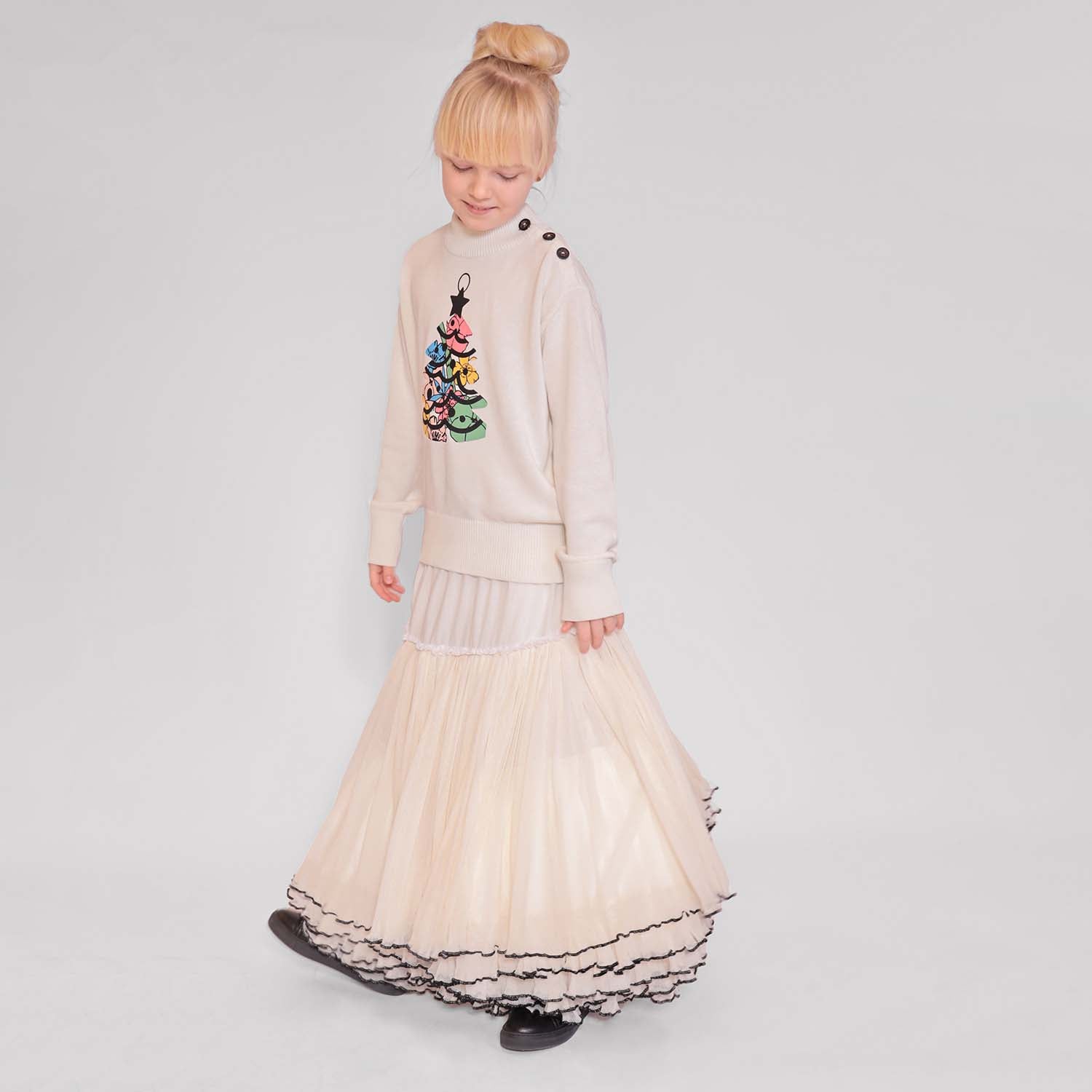 Organic Cotton Tulle Underskirt