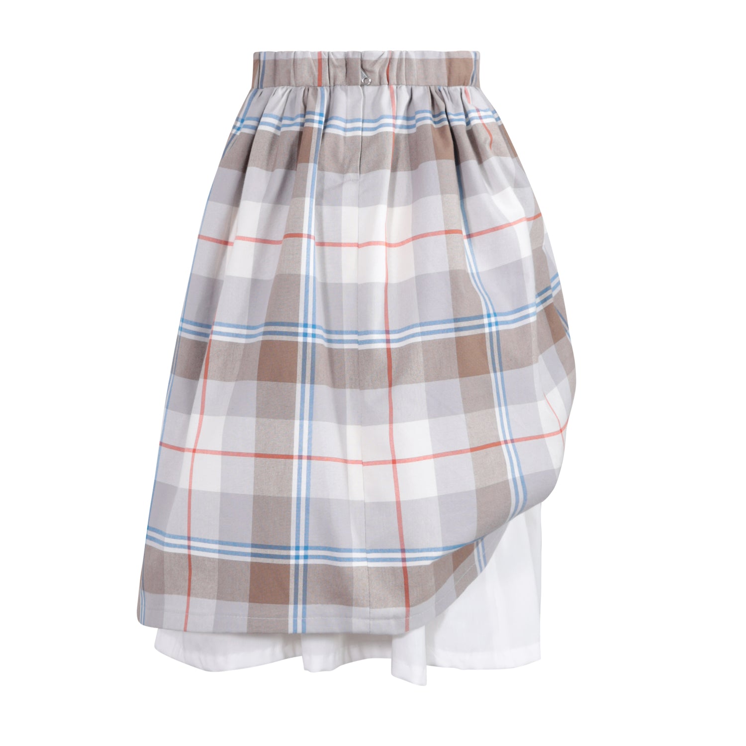 The Double-Layer Skirt — Morgado Plaid