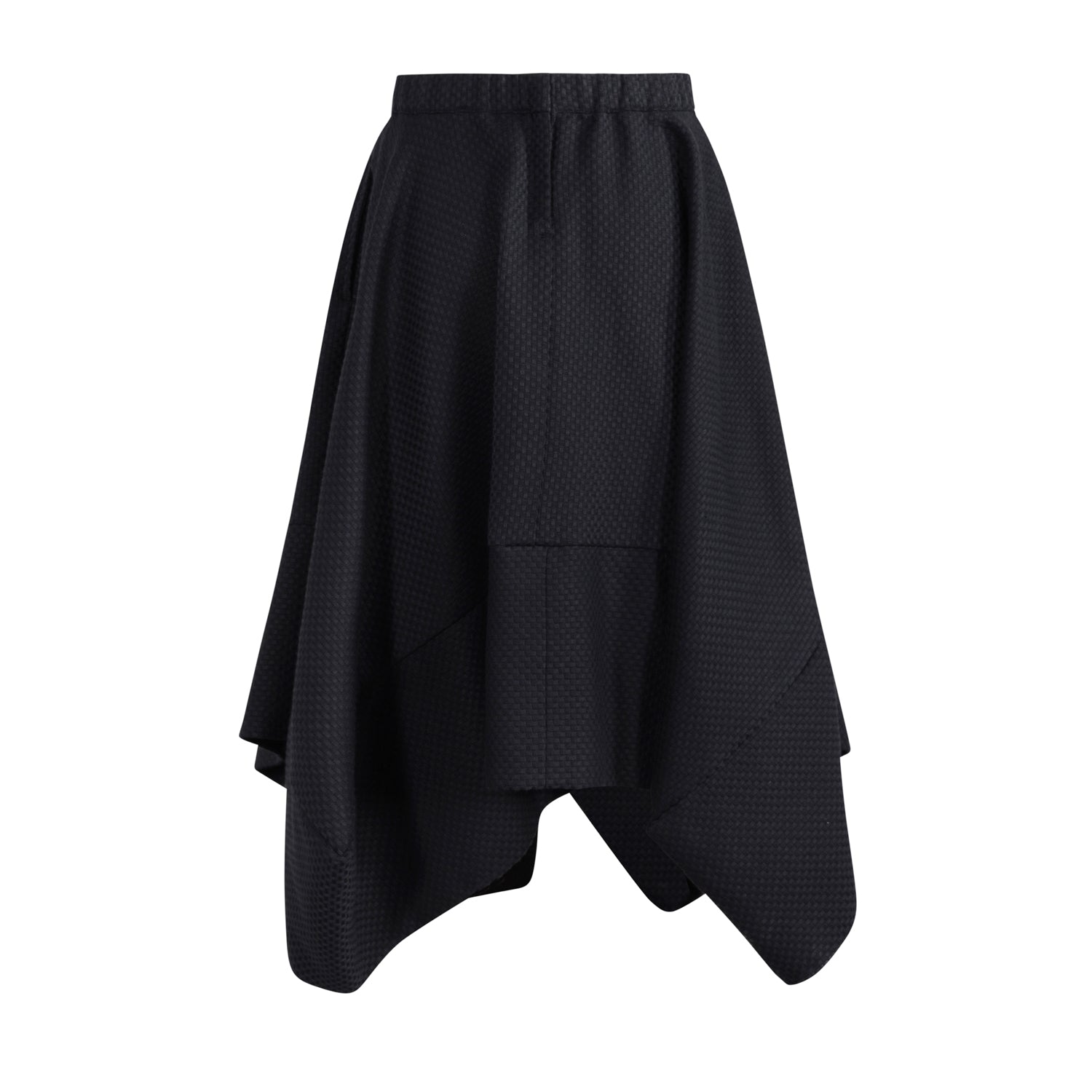 The Rectangle Skirt — Black Biostructure