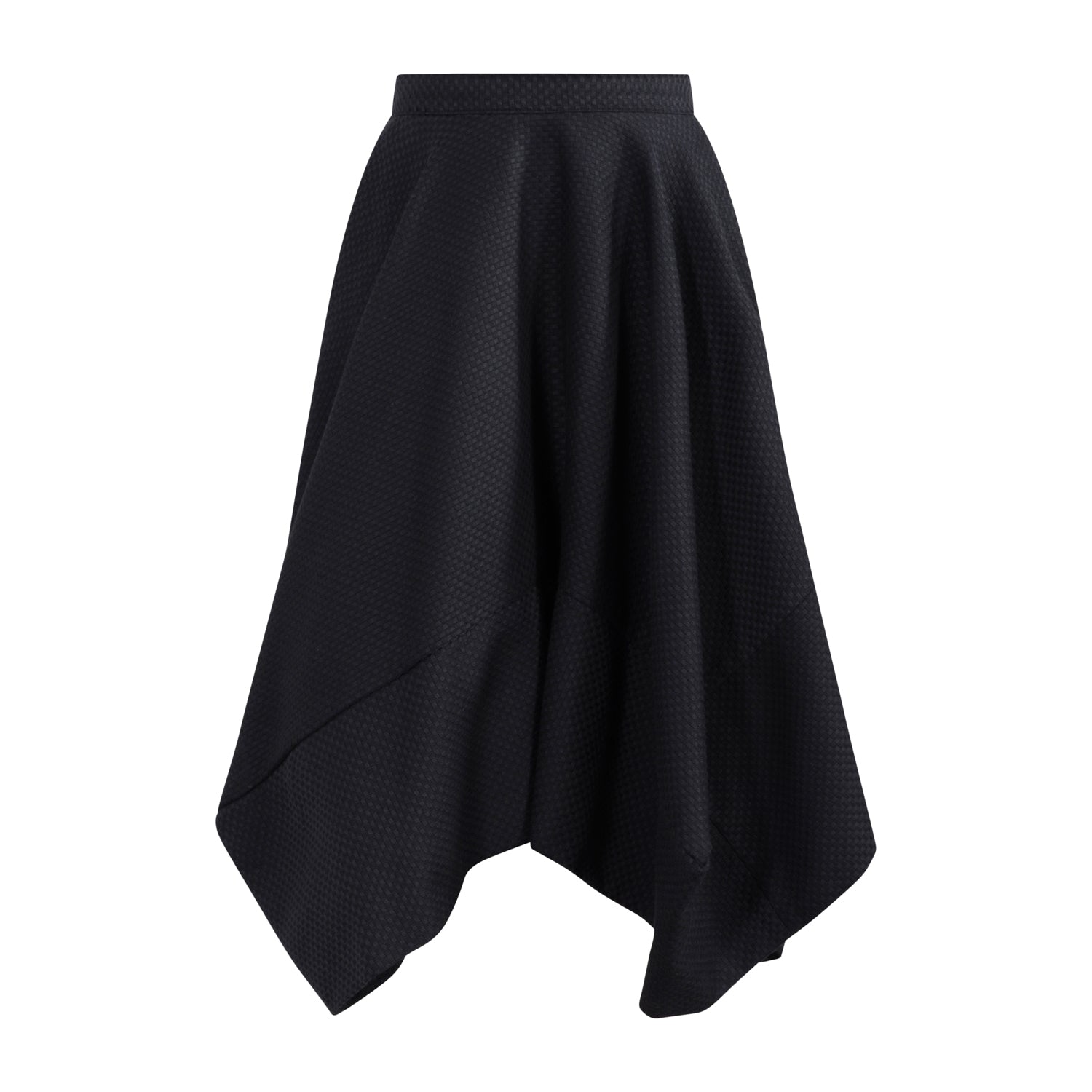 The Rectangle Skirt — Black Biostructure