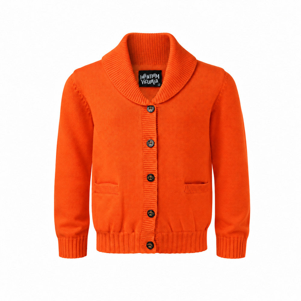 The Everyday Cardigan — Orange