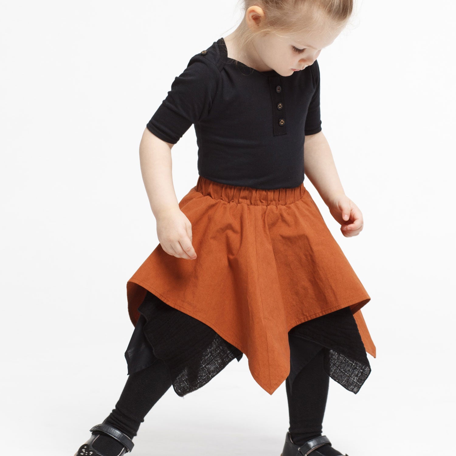 Handkerchief Skirt in Copper