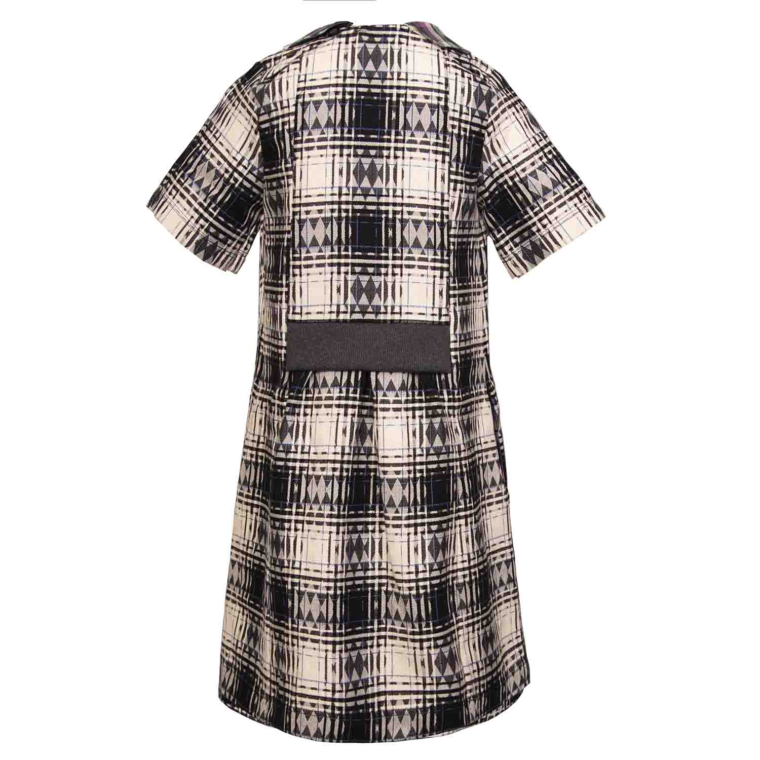 Tartan Peter Pan-kraagjurk voor meisjes