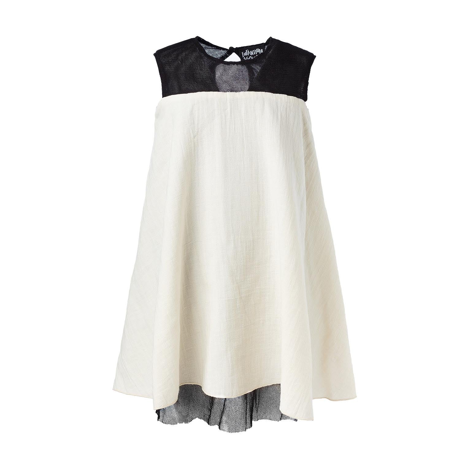 White Baby Doll Dress for Girls