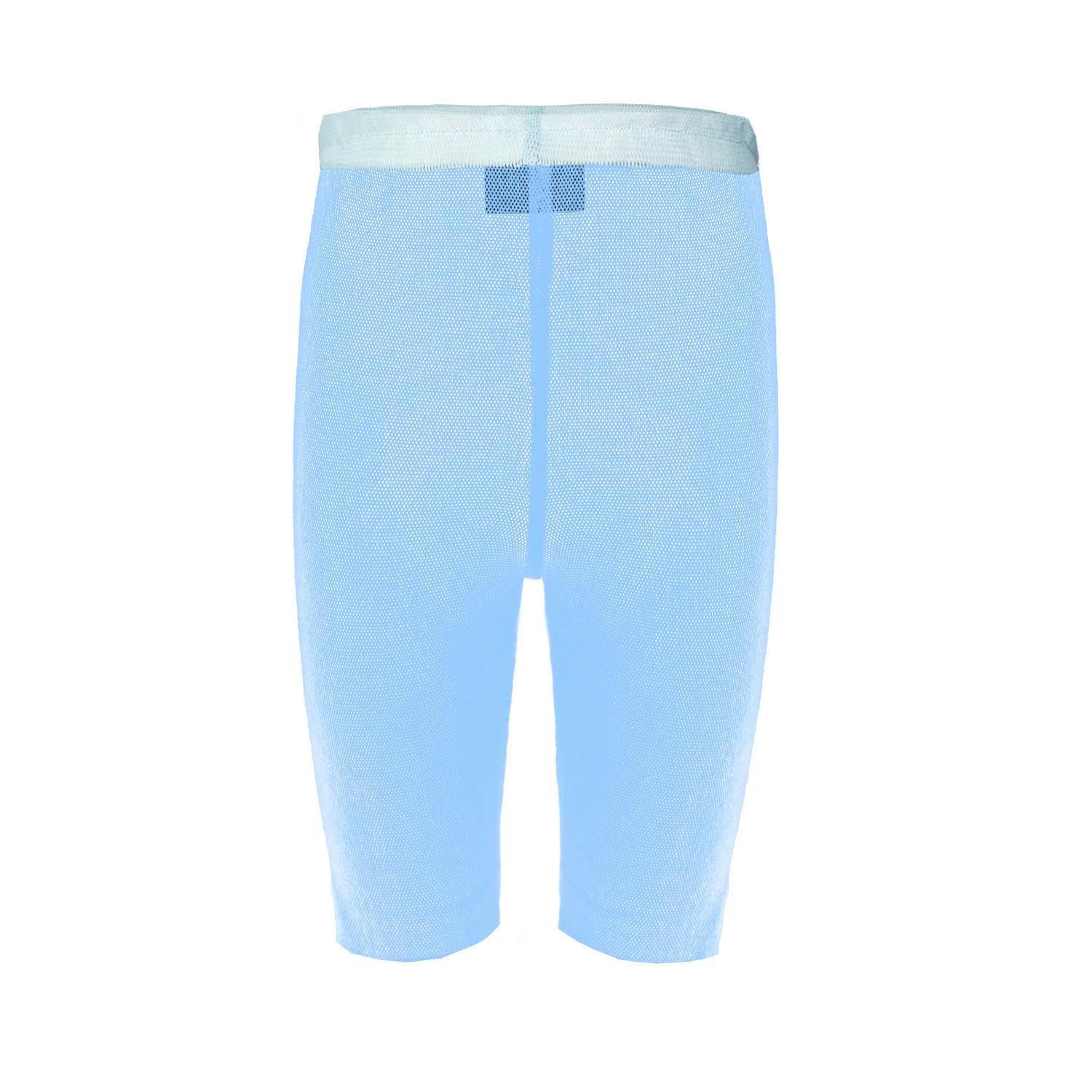 Kids' Sheer Jersey Shorts in Blue Tulle