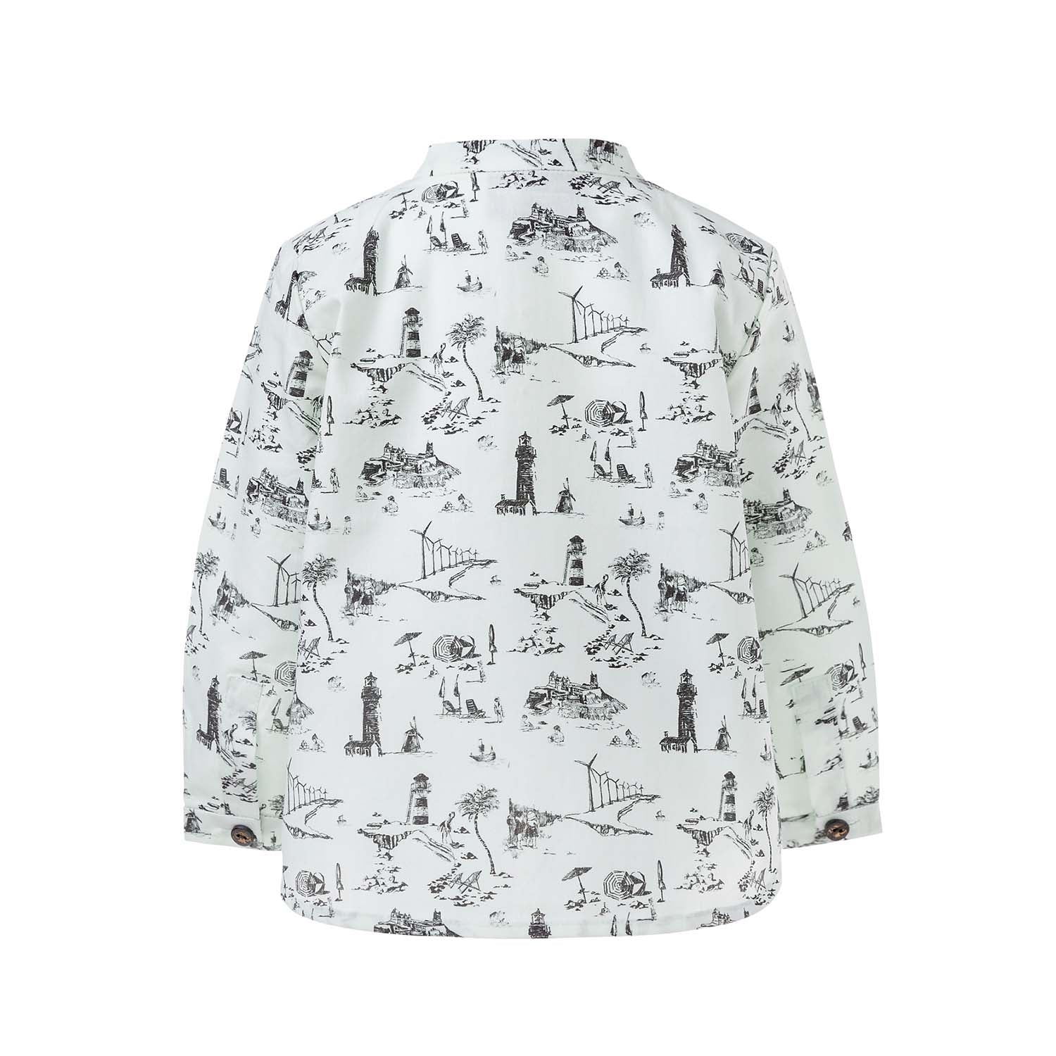 Babyshirt met vintage print