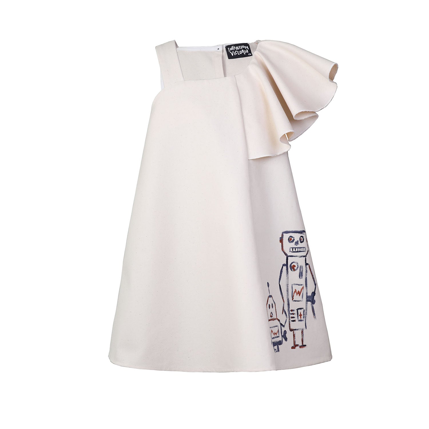 Girls Hand-Painted Mini Dress Limited Edition