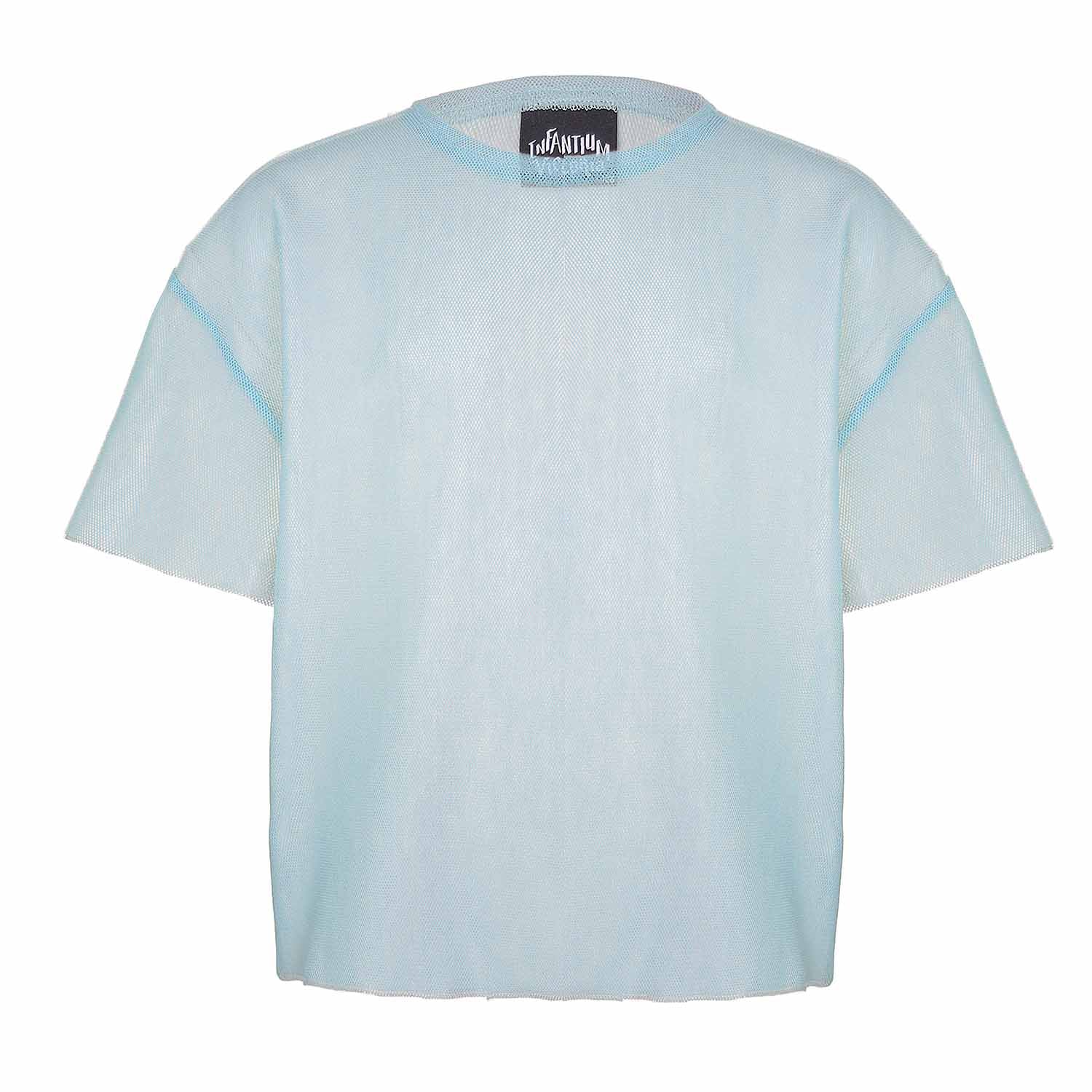 Kids' Oversized Blue Sheer T-Shirt