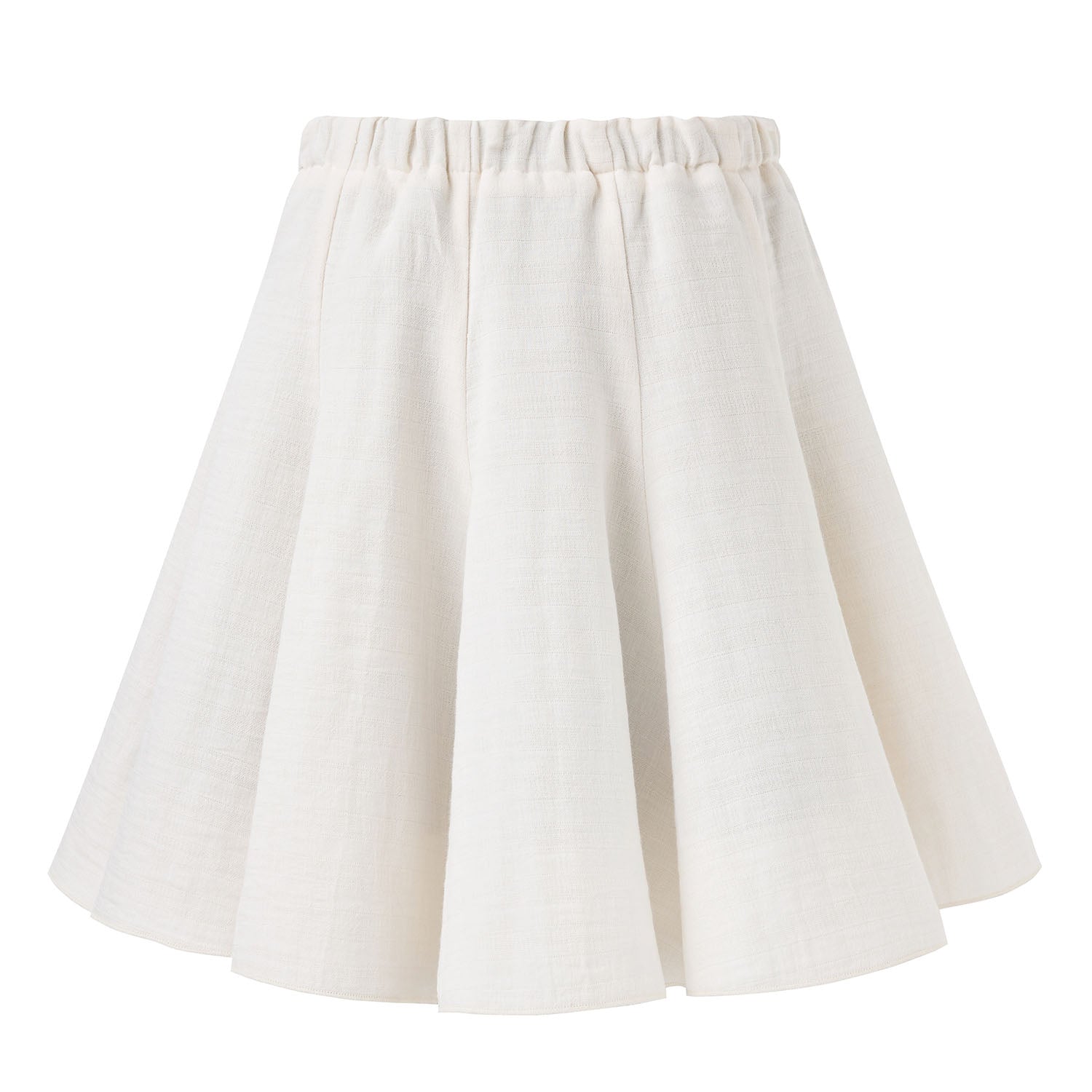 White Circle Skirt